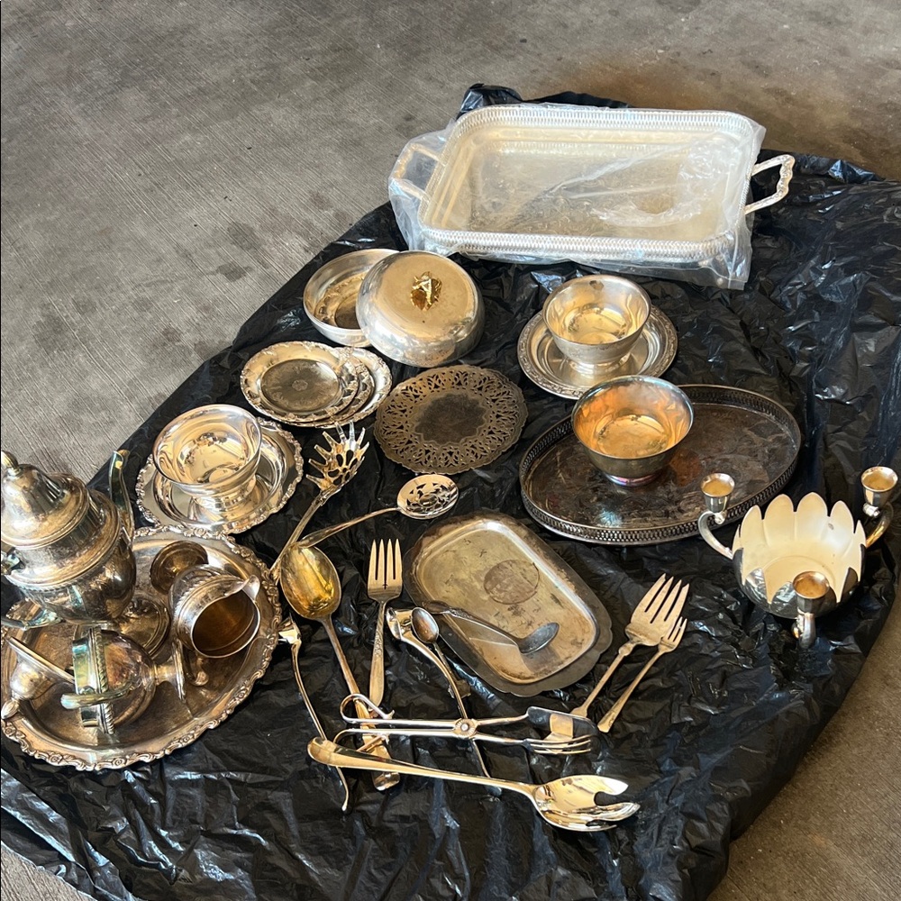 Silver plated items by one🔥🔥